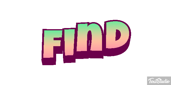 Find Efeito do texto