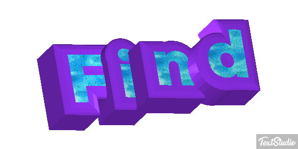 Find Efeito do texto