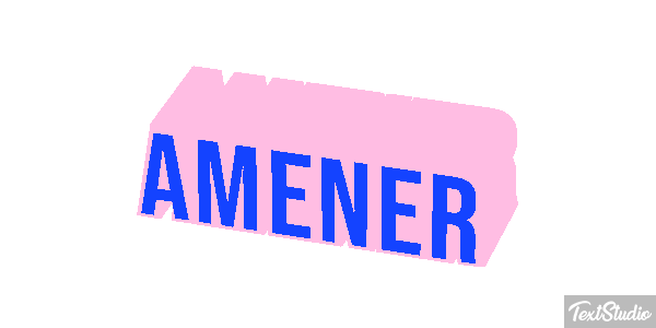 Amener Effet de texte