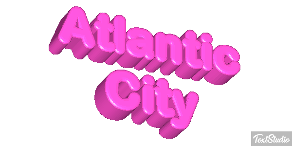 Atlantic City Texteffekt