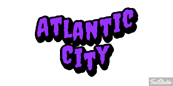 Atlantic City Texteffekt