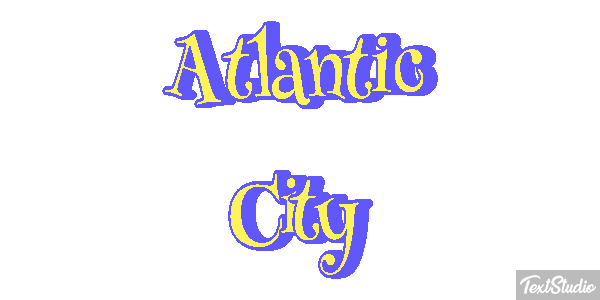 Atlantic City Texteffekt