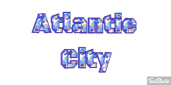 Atlantic City Texteffekt