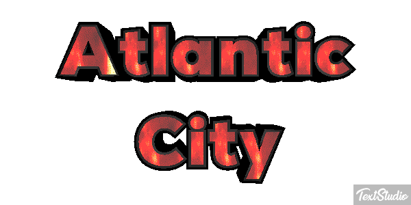 Atlantic City Texteffekt