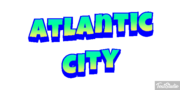 Atlantic City Texteffekt