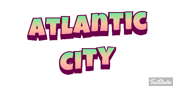 Atlantic City Texteffekt