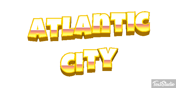 Atlantic City Texteffekt