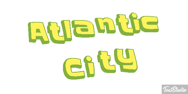 Atlantic City Texteffekt