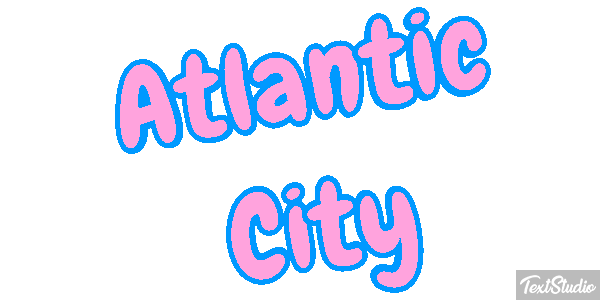 Atlantic City Texteffekt