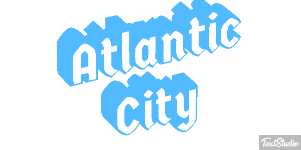 Atlantic City Texteffekt