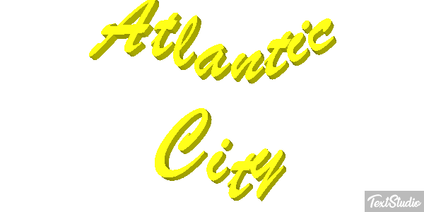 Atlantic City Texteffekt