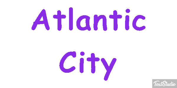Atlantic City Texteffekt
