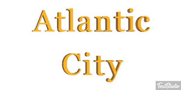 Atlantic City Texteffekt