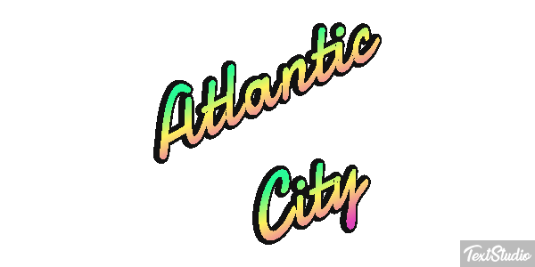Atlantic City Texteffekt