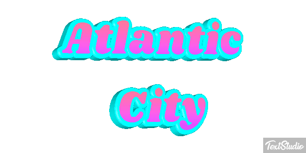 Atlantic City Texteffekt