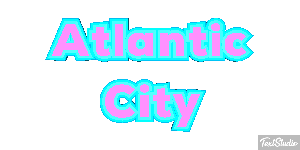 Atlantic City Texteffekt