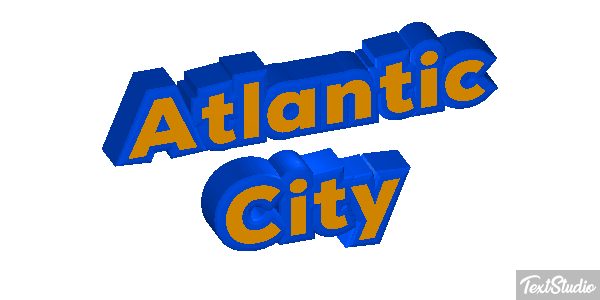 Atlantic City Texteffekt
