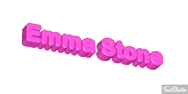 Emma Stone Efecto de texto