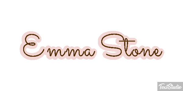 Emma Stone Efecto de texto