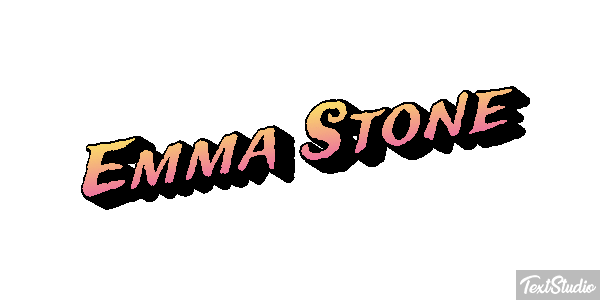 Emma Stone Efecto de texto