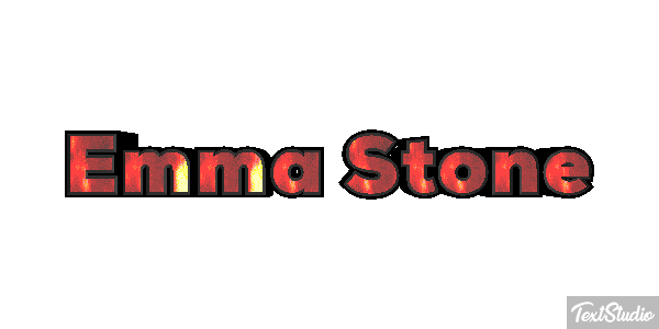 Emma Stone Efecto de texto