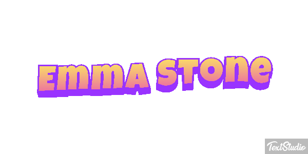 Emma Stone Efecto de texto