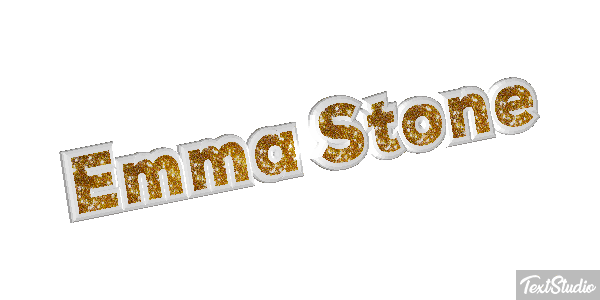Emma Stone Efecto de texto