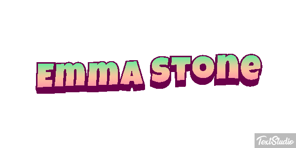 Emma Stone Efecto de texto