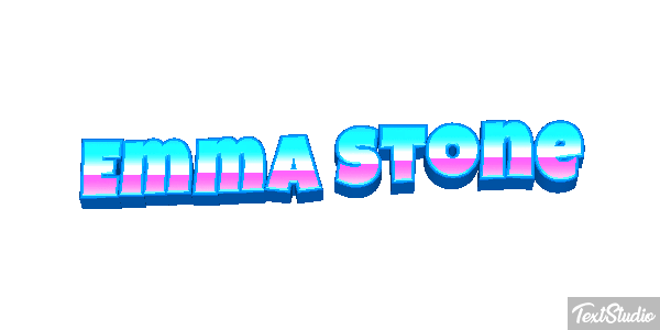 Emma Stone Efecto de texto