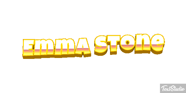 Emma Stone Efecto de texto