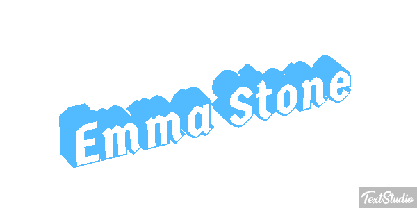 Emma Stone Efecto de texto
