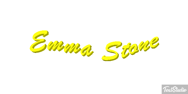 Emma Stone Efecto de texto