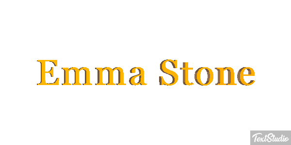 Emma Stone Efecto de texto