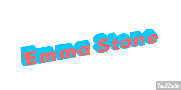 Emma Stone Efecto de texto