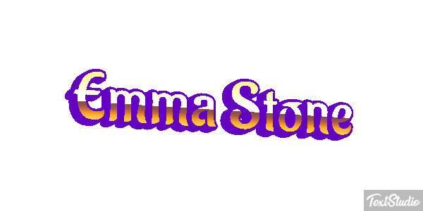 Emma Stone Efecto de texto