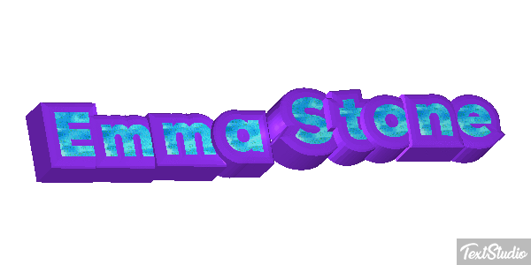 Emma Stone Efecto de texto
