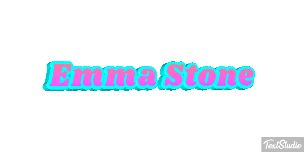 Emma Stone Efecto de texto
