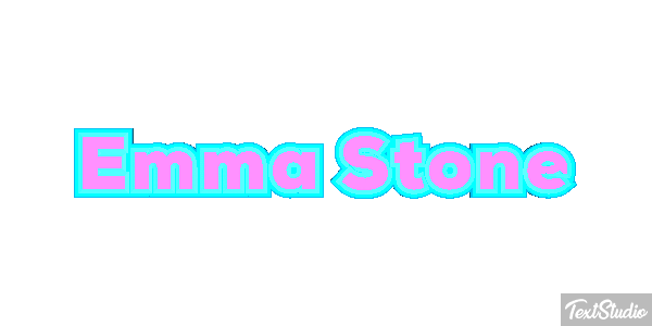 Emma Stone Efecto de texto