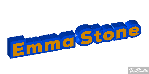 Emma Stone Efecto de texto