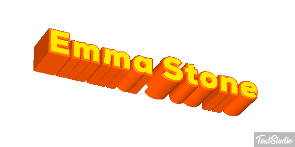 Emma Stone Efecto de texto