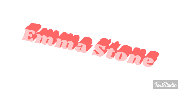 Emma Stone Efecto de texto