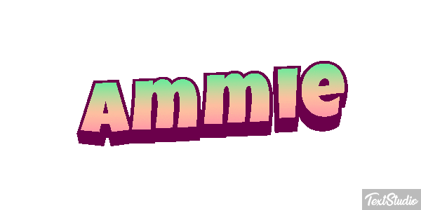 Ammie Text effect