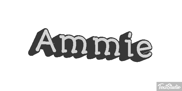 Ammie Text effect