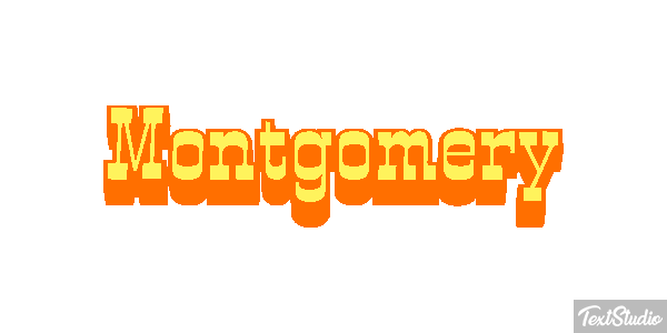 Montgomery Texteffekt