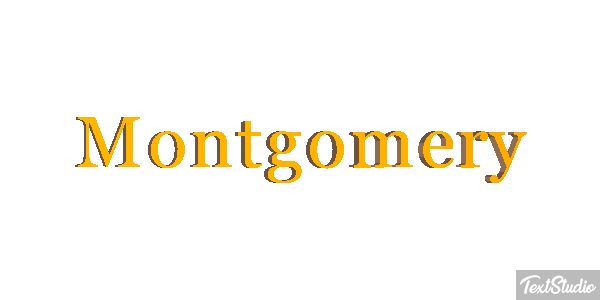 Montgomery Texteffekt