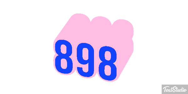 898 Efecto de texto