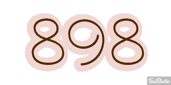 898 Efecto de texto