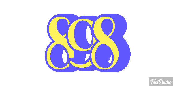 898 Efecto de texto