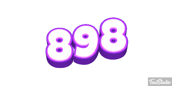 898 Efecto de texto