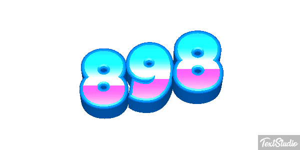 898 Efecto de texto